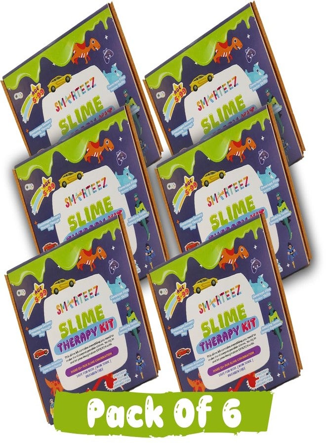 SMARTEEZ Birthday Return Gift for Boys | Pack of 6 | Slime KIT | Colorful Slime | Shimmer Slime | Safe | Non Toxic | PARABEN Free | Kid Friendly - Image 1